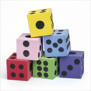 RTD-19616 : Large Foam Dice 6 Pack Big 1.5 Inch Bulk Assorted Colors Kids Math Games Toy at RTD Gifts RTD-19616 : Large Foam Dice 6 Pack Big 1.5 Inch Bulk Assorted Colors Kids Math Games Toy at RTD Gifts