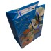 RTD-5011 : Blue Floral Paper Gift Bag Glossy Flower Gift Wrap Bag with Handle & Tag 9x7x4 at RTD Gifts RTD-5011 : Blue Floral Paper Gift Bag Glossy Flower Gift Wrap Bag with Handle & Tag 9x7x4 at RTD Gifts