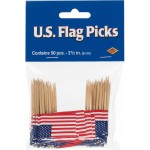 50 pcs American Flag Toothpicks Patriotic Cupcake Toppers 4th of July Party Picks 50 pcs American Flag Toothpicks Patriotic Cupcake Toppers 4th of July Party Picks