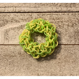 AJD-1002 : Yellow And Green Rubber Band Bracelet at RTD Gifts