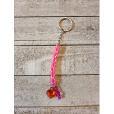 Valentines Day Rubber Band Keychain