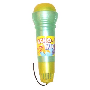 RTD-1008 : X-Large ECHO MIC - Green / Yellow Toy Microphone at RTD Gifts