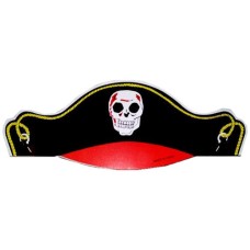 Pirate Party Hat Caribbean Style 1-Size-Fits-All