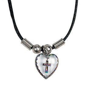 RTD-1101 : Plastic Cross Hologram Necklace at RTD Gifts