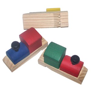 RTD-1144 : Train Whistle Wooden Train-Shaped Party Noisemaker at RTD Gifts