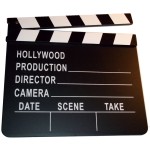 Wooden Movie Director Clapboard Hollywood Film Slate Photo Prop Board 8x7 Wooden Movie Director Clapboard Hollywood Film Slate Photo Prop Board 8x7