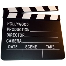 8 x 7 Wooden Hollywood Movie Directors Clapboard