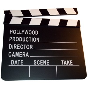 RTD-1279 : 8 x 7 Wooden Hollywood Movie Directors Clapboard at RTD Gifts