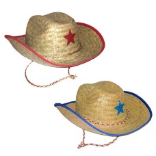 Childs Straw Cowboy Hat with Star