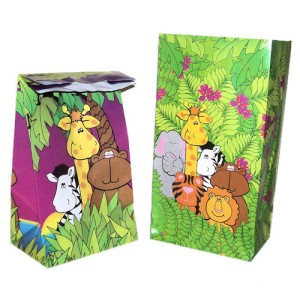 RTD-1314 : Zoo Animal Party Paper Treat Bags at RTD Gifts