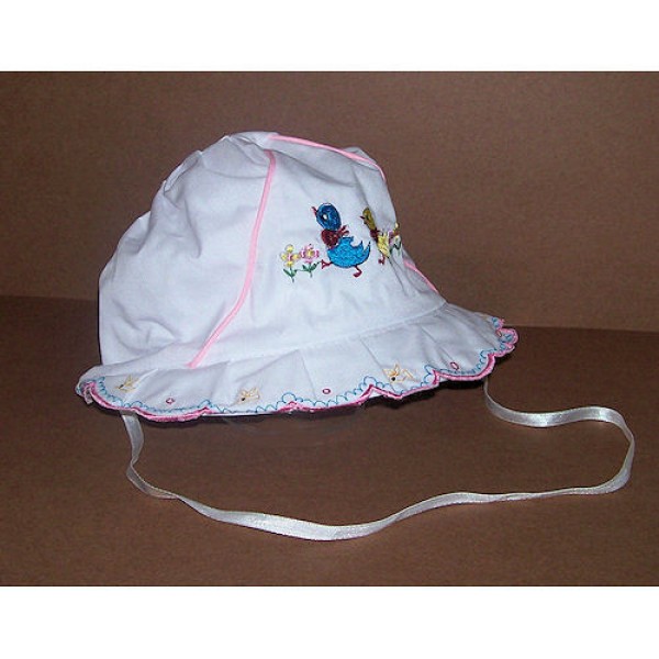 Easter Bonnet - Pink Trim - Medium Easter Bonnet - Pink Trim - Medium