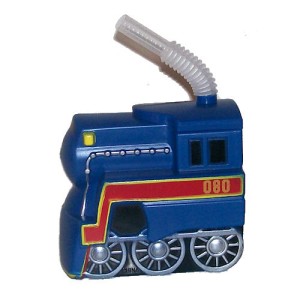 RTD-1365 : Plastic Train Engine Shaped Cup with Straw at RTD Gifts