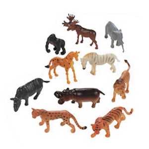 RTD-1395 : Assorted Plastic Zoo Animal Figures at RTD Gifts