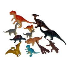 Assorted Plastic Dinosaur Figures