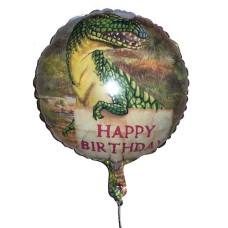 Happy Birthday T-rex Dinosaur Party 18 inch Mylar Balloon