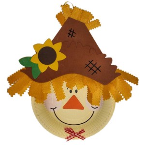 RTD-1532 : Scarecrow Paper Plate Kids Craft Kit at RTD Gifts