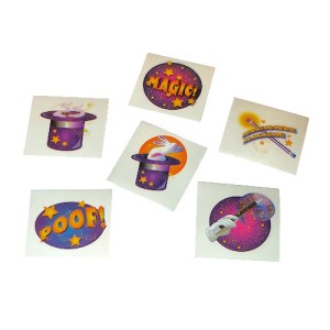 RTD-1562 : Magic Birthday Party Tattoos 72-pack at RTD Gifts