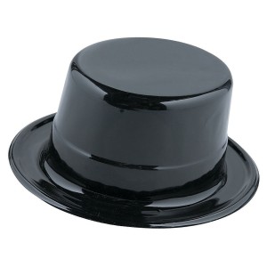RTD-1576 : Magicians Black Plastic Top Hat for Children at RTD Gifts