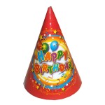 Happy Birthday Party Cone Hats