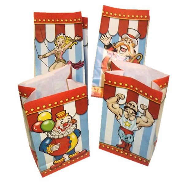 Circus Carnival Party Treat Sacks Circus Carnival Party Treat Sacks