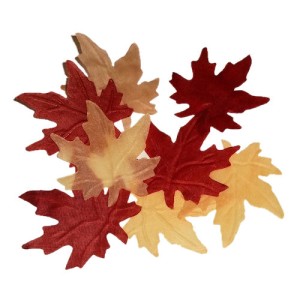 RTD-1653 : Bag of 200 Fabric Fall Leaves Large Confetti at RTD Gifts