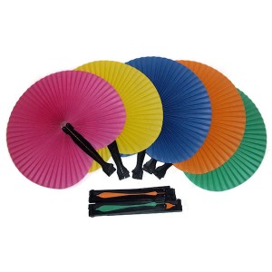 RTD-1662 : Solid Color Folding Fan Party Favor at RTD Gifts