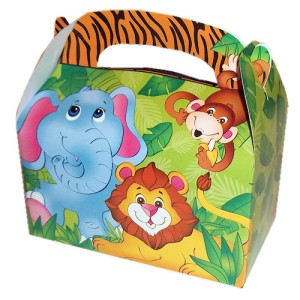 RTD-1683 : Jungle Safari Zoo Animal Party Treat Box at RTD Gifts