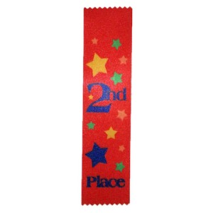 RTD-1687 : Red Satin 2nd Place Award Ribbon at RTD Gifts