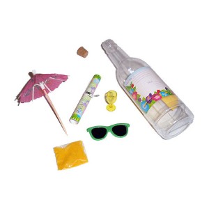 RTD-1697 : Message in a Bottle Beach Party Invitation at RTD Gifts