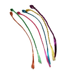 RTD-1699 : Neon Colored Clip On Braided Hair Extensions at RTD Gifts