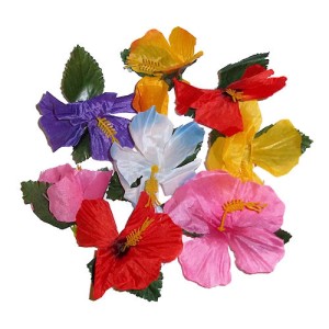 RTD-1705 : Decorative Hibiscus Flowers - Pack of 24 at RTD Gifts