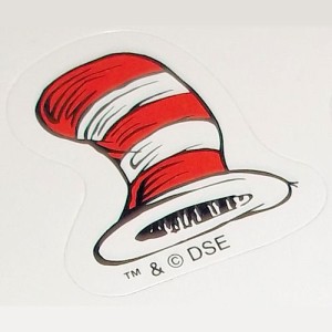RTD-1714 : Dr. Seuss Cat in the Hat Stickers at RTD Gifts