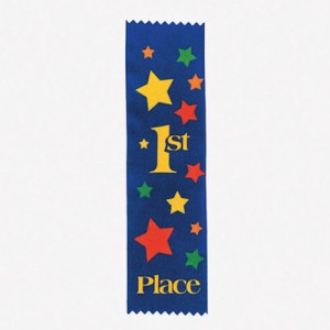 RTD-1789 : Blue Satin 1st Place Award Ribbon at RTD Gifts