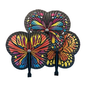 RTD-1790 : Paper Butterfly Folding Fan at RTD Gifts