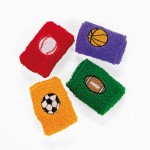 Terry Cloth Sports Wristband Baseball Football Basketball Soccer