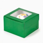 Green Cupcake Boxes