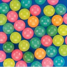 25-Pack Glow-In-The-Dark Colored Bouncy Balls
