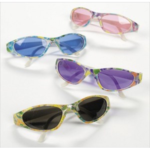 RTD-1887 : Plastic Butterfly Print Sunglasses at RTD Gifts