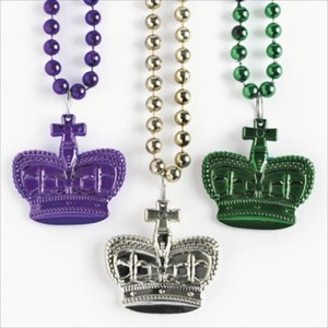 RTD-1905 : Metallic Crown Bead Necklace at RTD Gifts