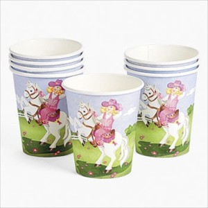 RTD-1937 : Pink Cowgirl Party Cups 8-Pack at RTD Gifts