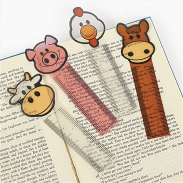 Plastic Farm Animal Bookmark Plastic Farm Animal Bookmark