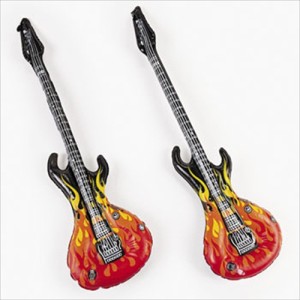RTD-1990 : Small Inflatable Flames Guitar at RTD Gifts