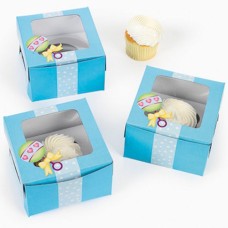 Boy Baby Shower Cupcake Box