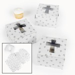 Cupcake Box with Crosses Design