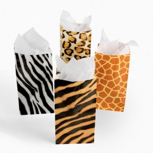 RTD-2048 : Jungle Safari Animal Print Treat Bags at RTD Gifts