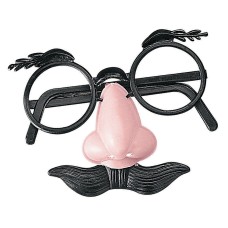 24-Pack Novelty Nose Mustache Glasses for Little Kids