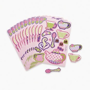 RTD-2117 : Tea Party Sticker Sheet at RTD Gifts
