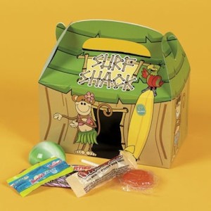 RTD-2143 : Luau Beach Monkey Tiki Hut Treat Boxes at RTD Gifts