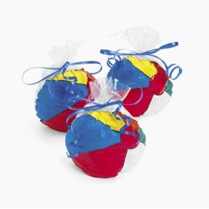 RTD-2151 : Beach Ball-Shaped Luau Party Cellophane Goody Bags at RTD Gifts