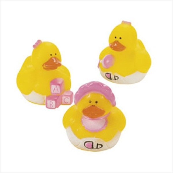 Girl Baby Shower Rubber Ducks Girl Baby Shower Rubber Ducks